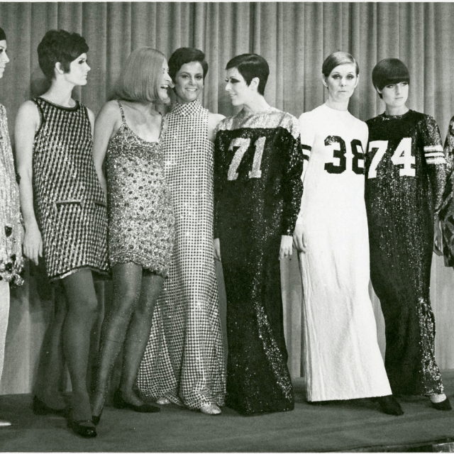 geoffrey beene jersey dress Jersey in the Ballroom: Geoffrey Beene's Sportif Evening Wear